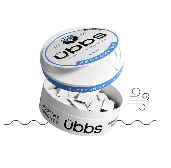 Ergonomics اوبس اظرف نيكوتين نعناع ايس ÜBBS PEPPERMINT NICOTINE POUCHES