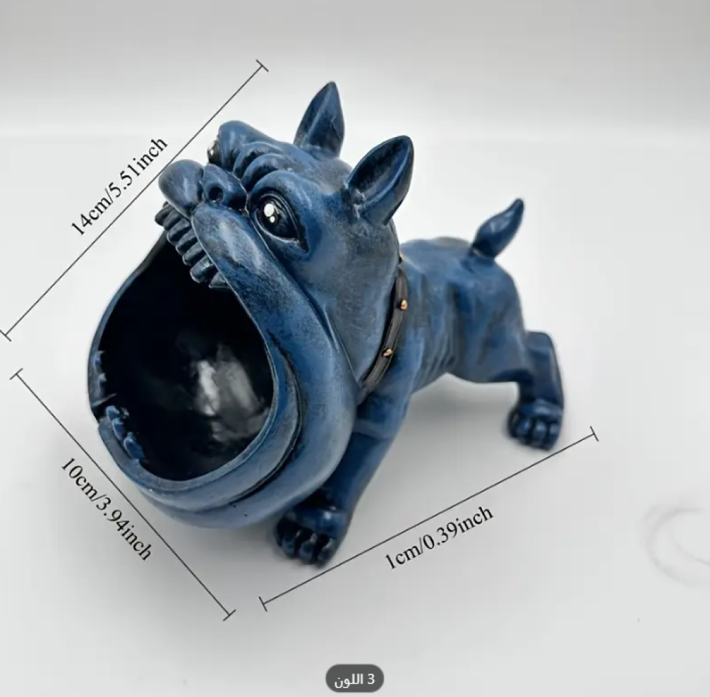 Decorative ashtray, a work of art in the shape of a dog - Vape