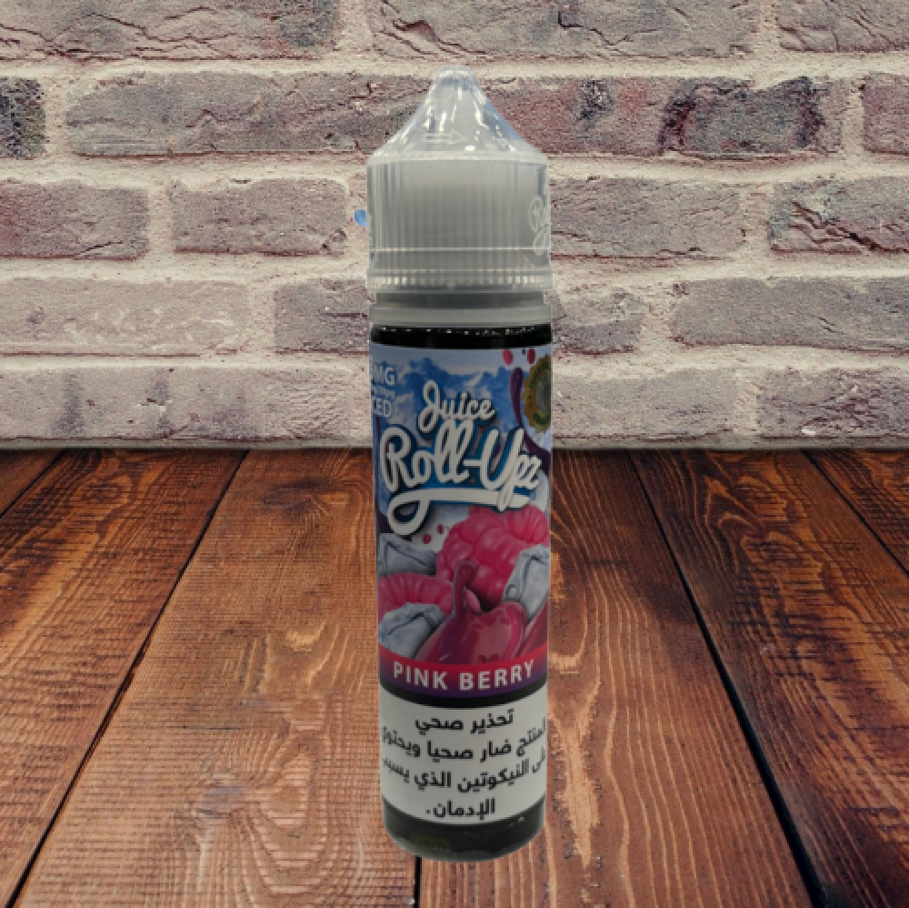 Ergonomics نكهة رول ابز توت بينك بيري ايس فيب - Roll Upz PINK BERRY ICE 60ml