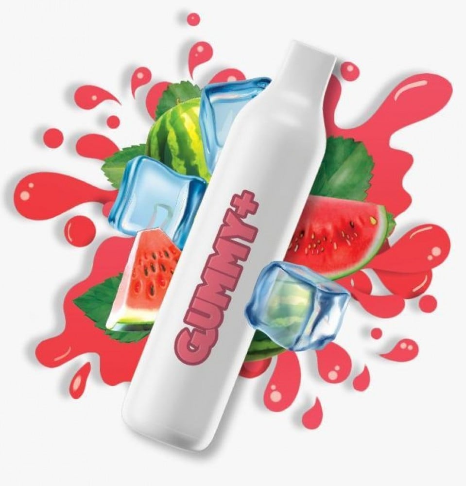 Vast Endurance سحبة جاهزة قمي بلس بطيخ بارد ايس 2200 موشة Gummy Plus Watermelon ICE Disposable 2200 Puff