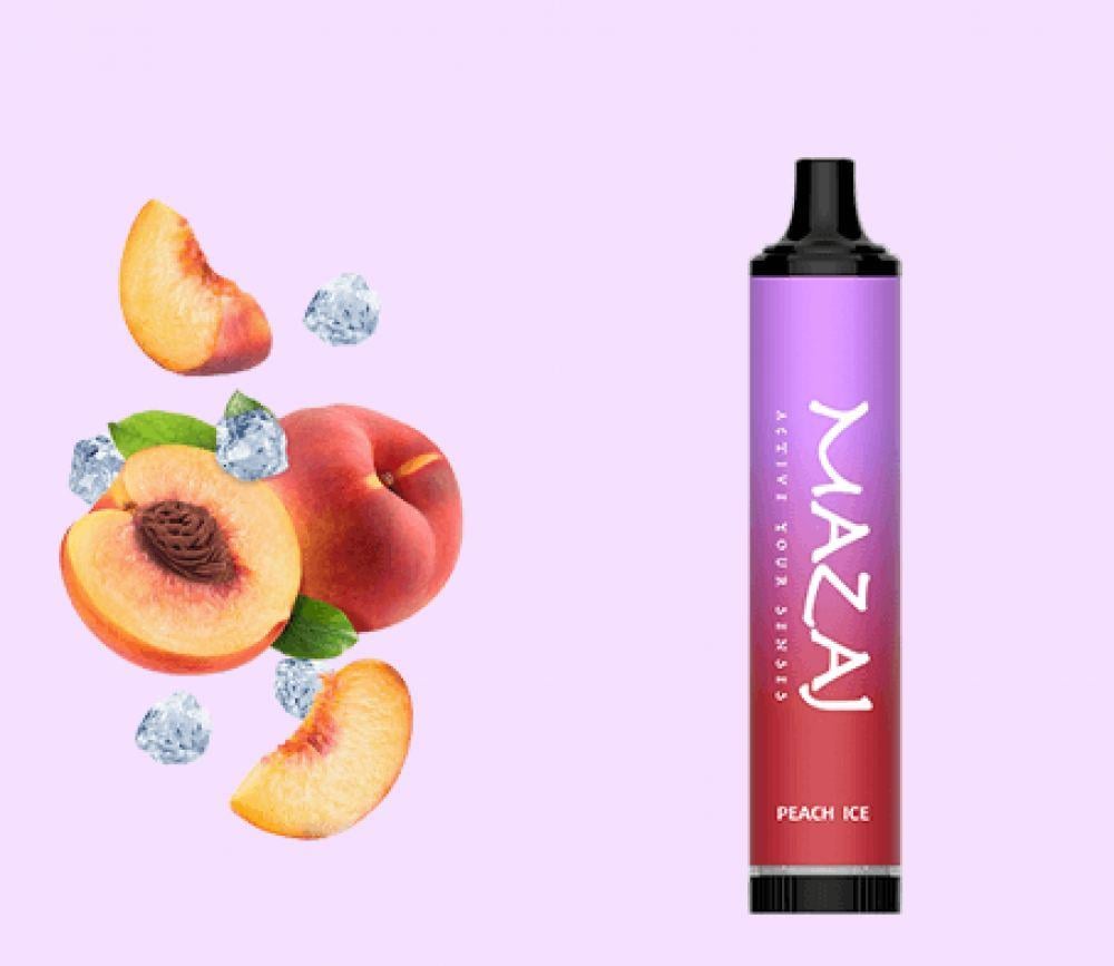 Mazaj 5000 Peach Ice Moshah Demon | Zero Vape Store