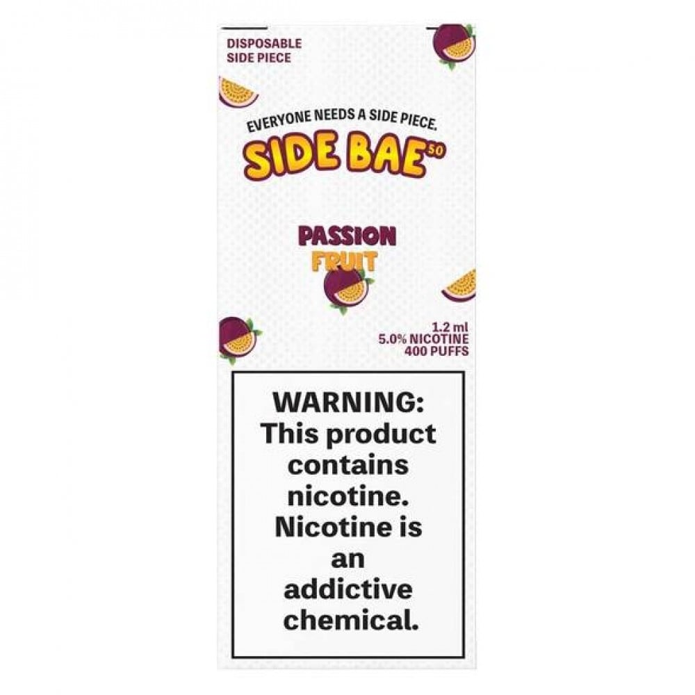 تصميم مريح في اليد سحبة سايد باي فاكهة العاطفة 400 موشة Side Bae Passion Fruit