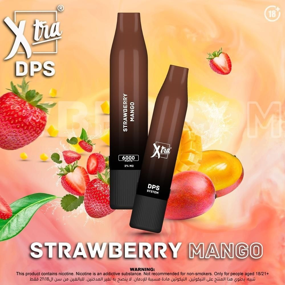 DPS XTRA 6000 PUFF Strawberry Mangoدودباز