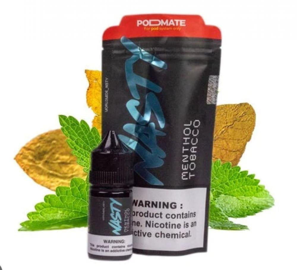 cool mint tobacco TeaZa Energy Pouches Power + Mint - Alternative - 4 Pack Compare to Nicorette Gum active ingredient Pablo Cold Mint Nicotine Pouch