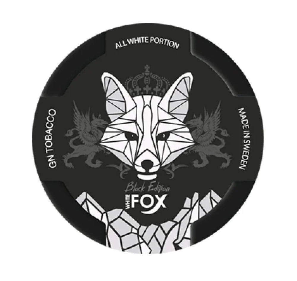 Vast Endurance وايت فوكس اظرف نيكوتين بلاك White Fox Nicotine Pouches Black Edition