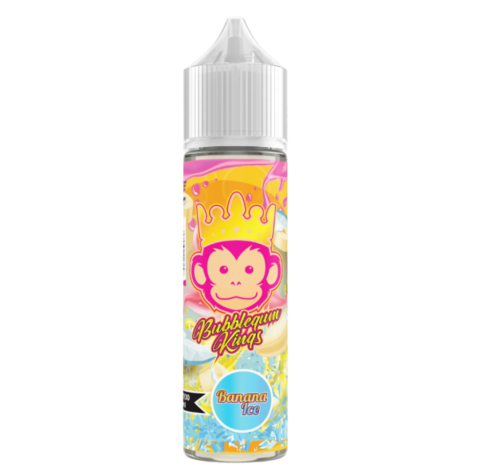 تصميم مريح في اليد نكهة فيب ملك العلك موز ايس Bubblegum Kings Banana ICE vape