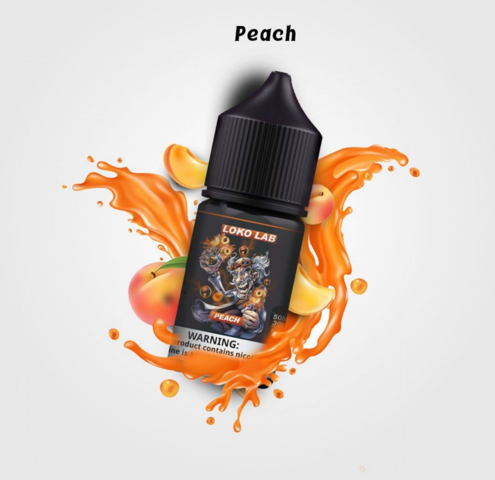 Ergonomics نكهة سولت لوكو لاب خوخ loko lab Peach low ice salt