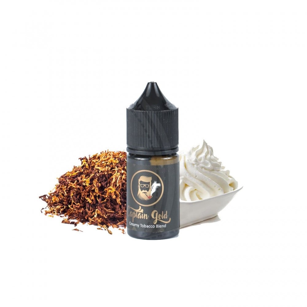 تصميم مريح في اليد نكهة كابتن قولد توباكو وكريمه Captain gold Creamy Tobacco Blend