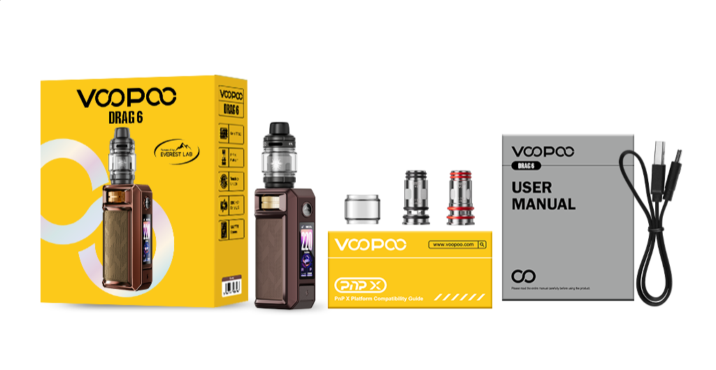 حهاز شيشة دراق 6 من فوبو VOOPOO DRAG 6 220W - صورة المنتج 2