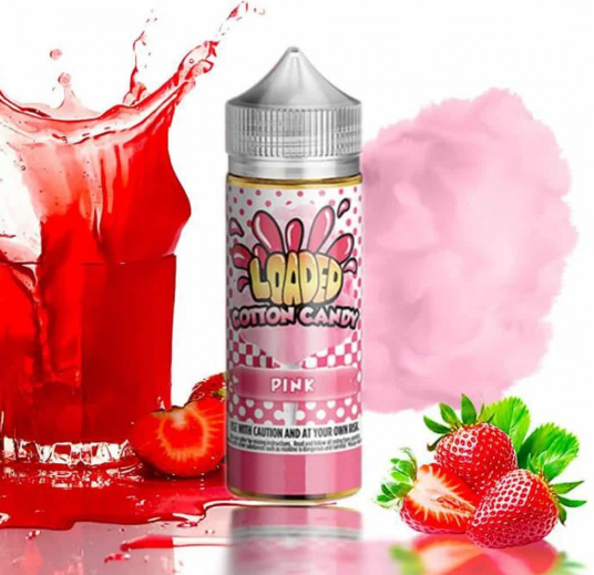 Ergonomics نكهة لوديد بينك فراولة غزل بنات 120 مل Loaded PINK