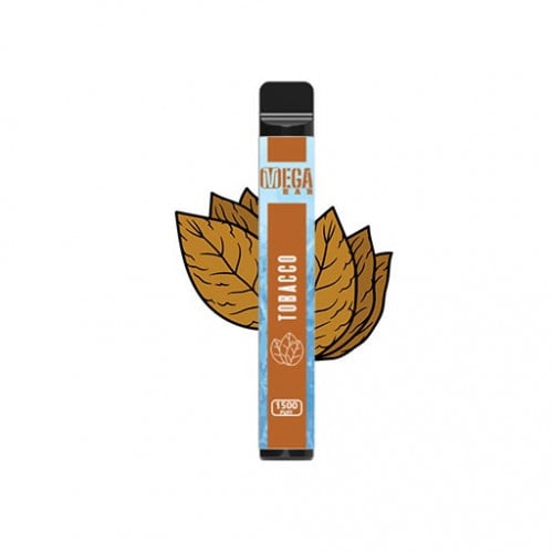 mega tobacco Mega Bar Tobacco 1500 Puffs Ready to Use - Vape Saudi Arabia - Original  Devices Flavors