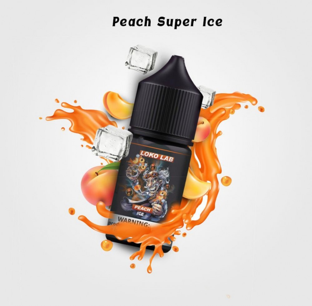 Ergonomics نكهة سولت لوكو لاب خوخ سوبر ايس loko lab Peach supper ice salt