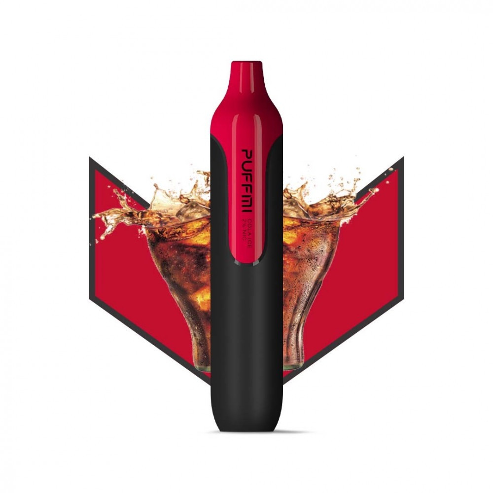 تصميم مريح في اليد سحبة بف مي بنكهة الكولا 1500 موش - puffmi Cola