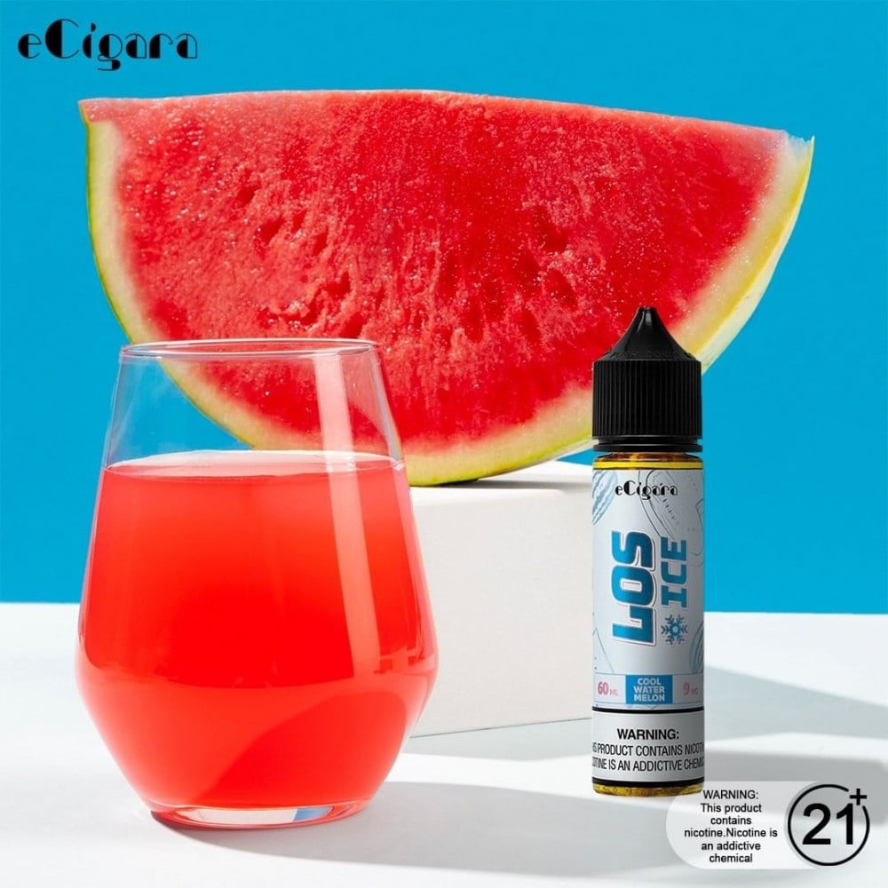 عمر بطارية طويل نكهة فيب بطيخ بارد لوس ايس ECigara Los Ice