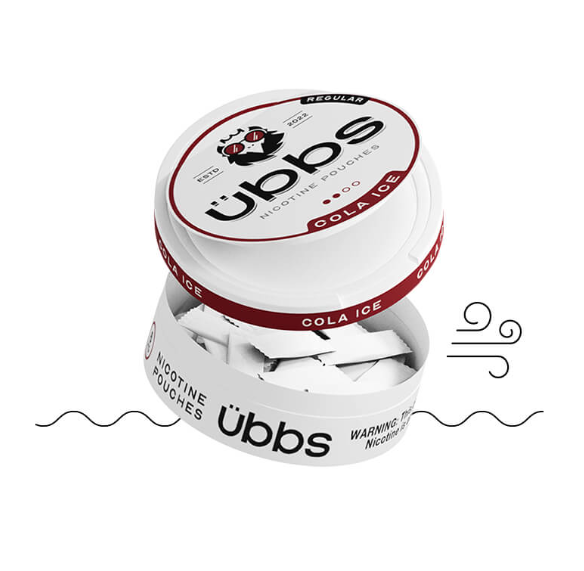 Ergonomics اوبس اظرف نيكوتين كولا ايس ÜBBS COLA ICE NICOTINE POUCHES
