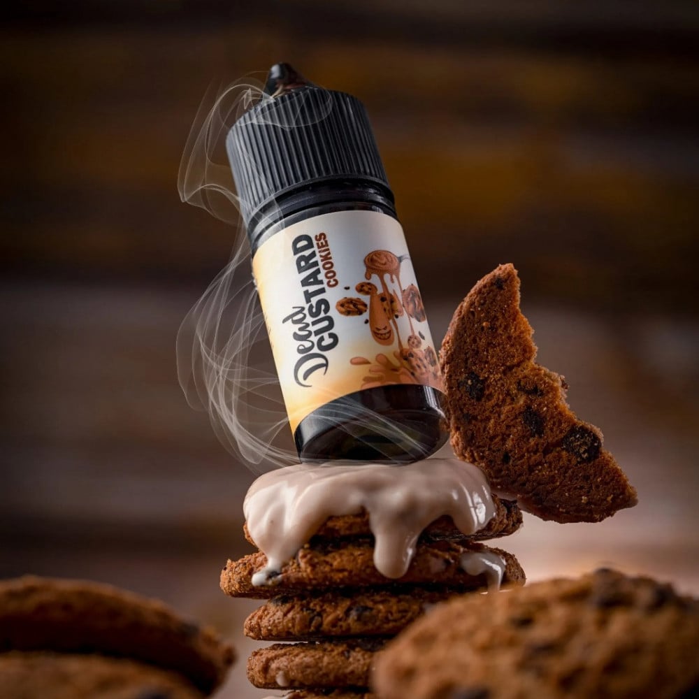 تصميم مريح في اليد نكهة فيب ديد كاسترد كوكيز Dead CUSTARD COOKIES Vape
