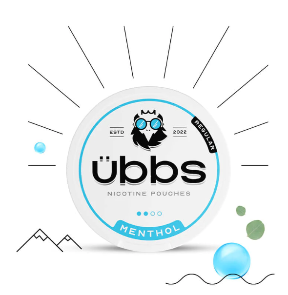 Portable & Lightweight اوبس اظرف نيكوتين منثول ÜBBS MENTHOL NICOTINE POUCHES