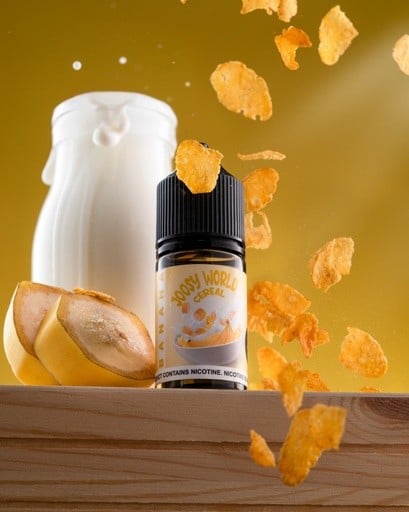 تصميم مريح في اليد نكهة سولت كورنفلكس موز JOOSY WORLD CEREAL Banana salt