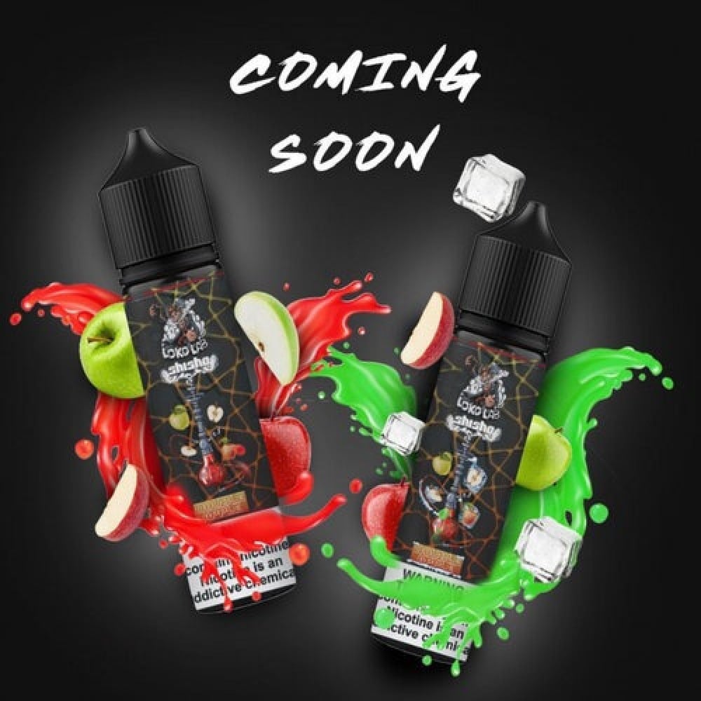 Ergonomics نكهة فيب لوكو لاب تفاحتين loko lab double apples low ice vape