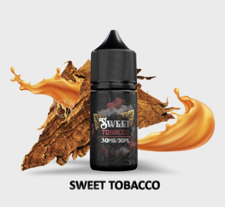 عمر بطارية طويل نكهة سولت سويت توباكو من سامز فيب Sweet Tobacco Sams Vape Salt