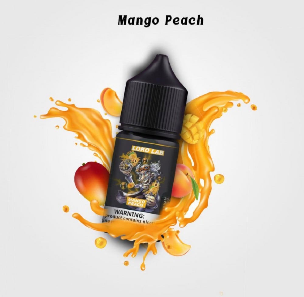 Ergonomics نكهة سولت لوكو لاب مانجو خوخ loko lab mango peach low ice salt