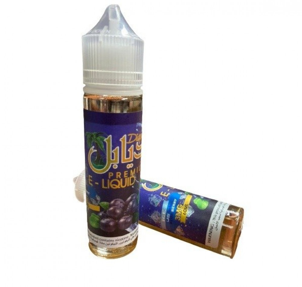 Ergonomics نكهة فيب ديابل معسل توت ازرق ايس بارد Diapple Blue Berry Ice