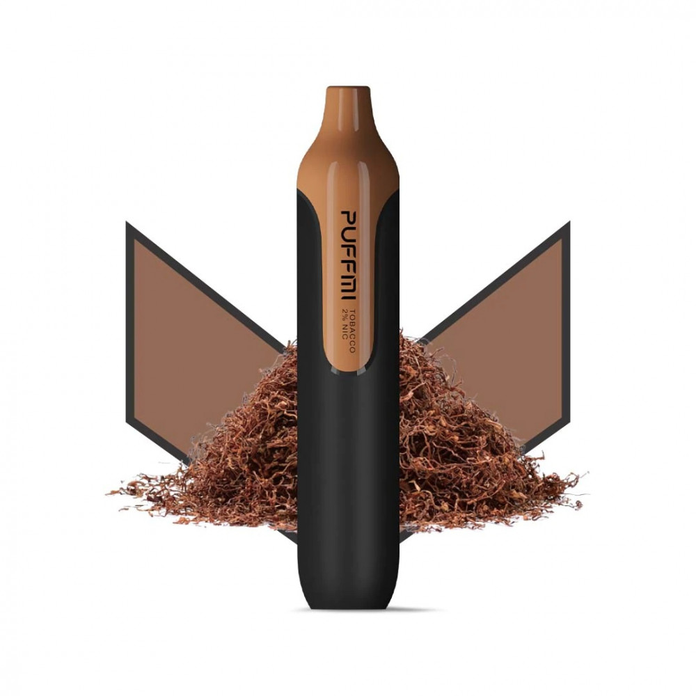 تصميم مريح في اليد سحبة بف مي نكهة التوباكو - PUFFMI TOBACCO 1500 PUFFS