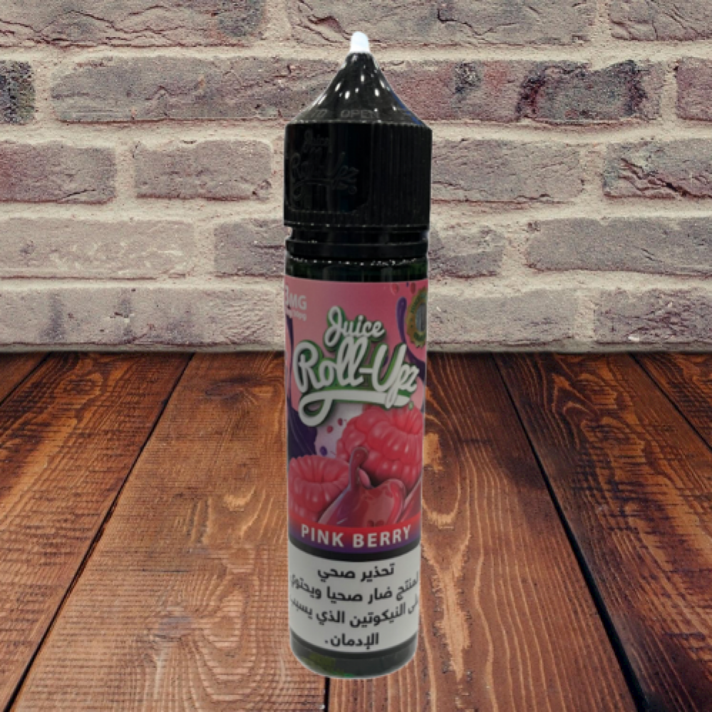 Ergonomics نكهة رول ابز توت بينك فيب - Roll Upz PINK BERRY 60ml