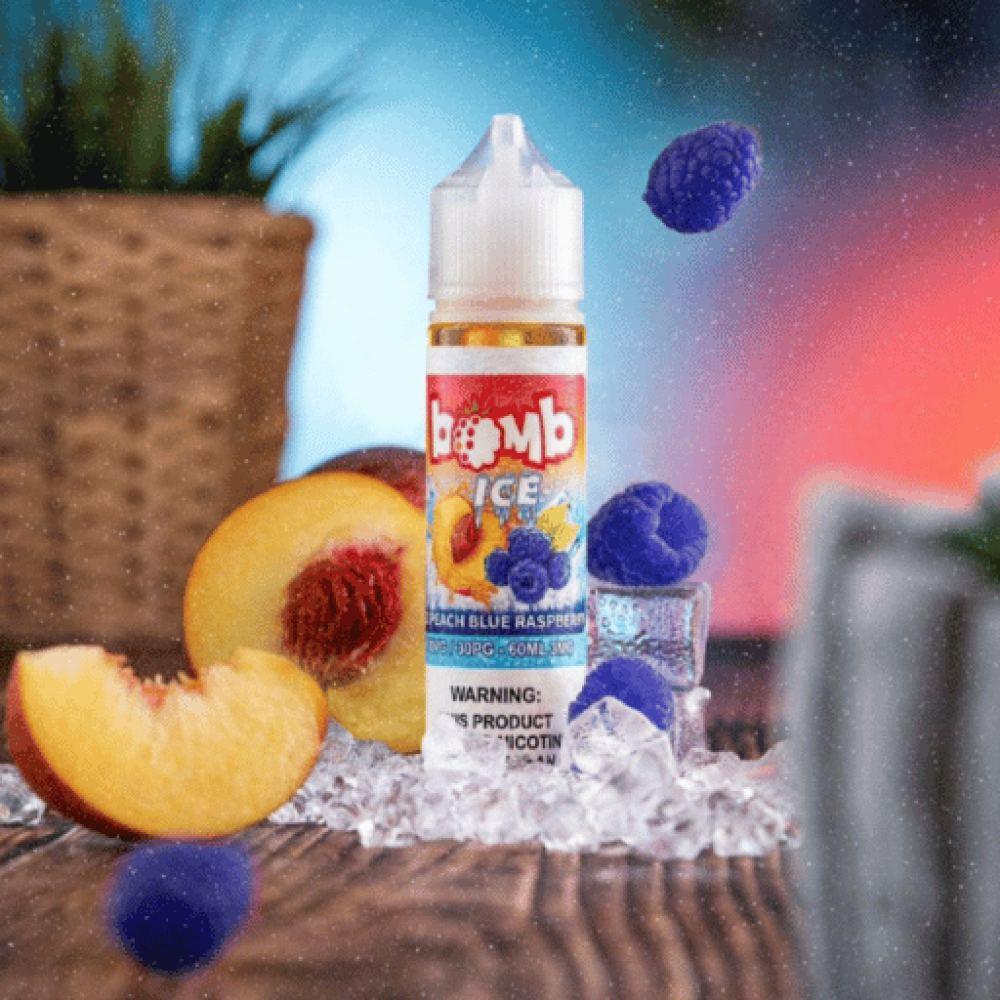 peach blue raspberry vape juice BOMB Ice Flavor Vape Without Charger How BLU Flavor:Guava Citrus