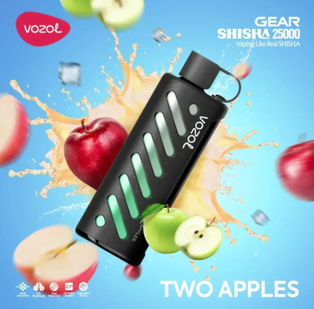 فوزول جير شيشة 25000 موشة VOZOL Gear Shisha 25000 puffs