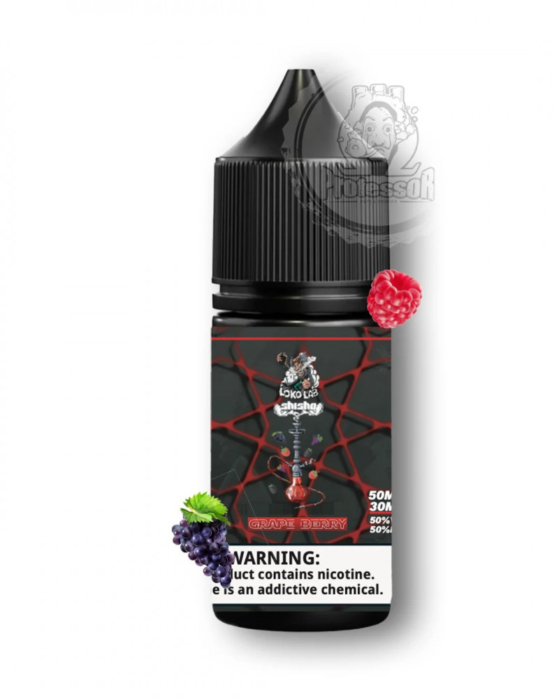 Ergonomics نكهة سولت لوكو لاب عنب توت loko lab Grape Berry low ice salt