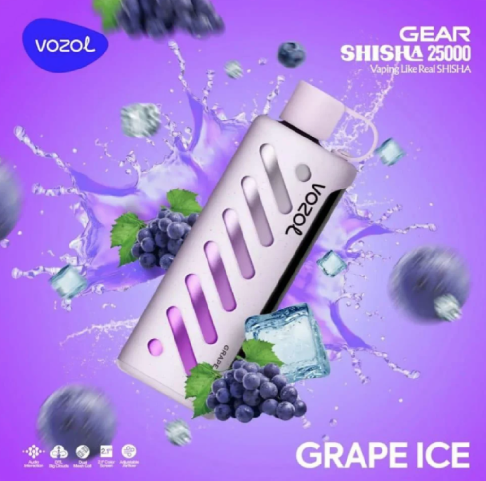 فوزول جير شيشة 25000 موشة VOZOL Gear Shisha 25000 puffs