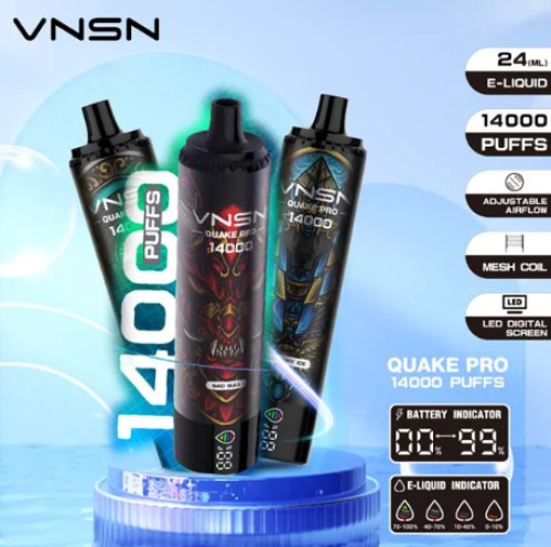 Vnsn 14000 Puff Quake Pro - Vape Saudi Arabia - Original Devices Flavors -  ZERO Vape