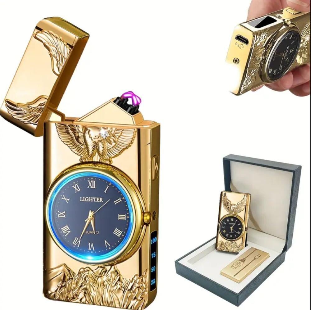 cigarette lighter clock Torch Our beveled clock lighters sport a functioning LED watch face and a blue saber torch A stylish electric lighter with