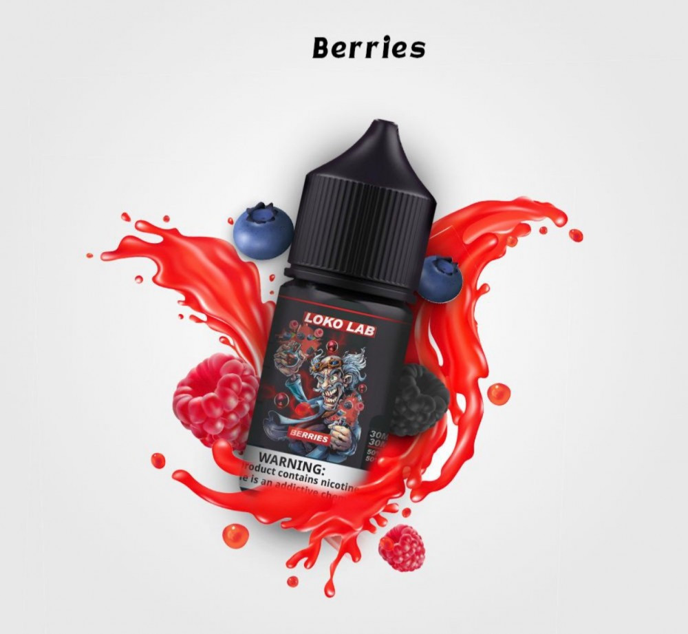Ergonomics نكهة سولت لوكو لاب توت loko lab Berries low ICE