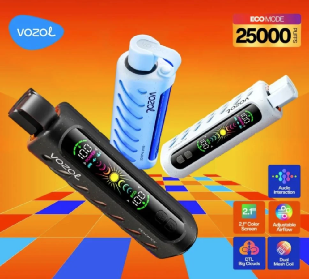 فوزول جير شيشة 25000 موشة VOZOL Gear Shisha 25000 puffs