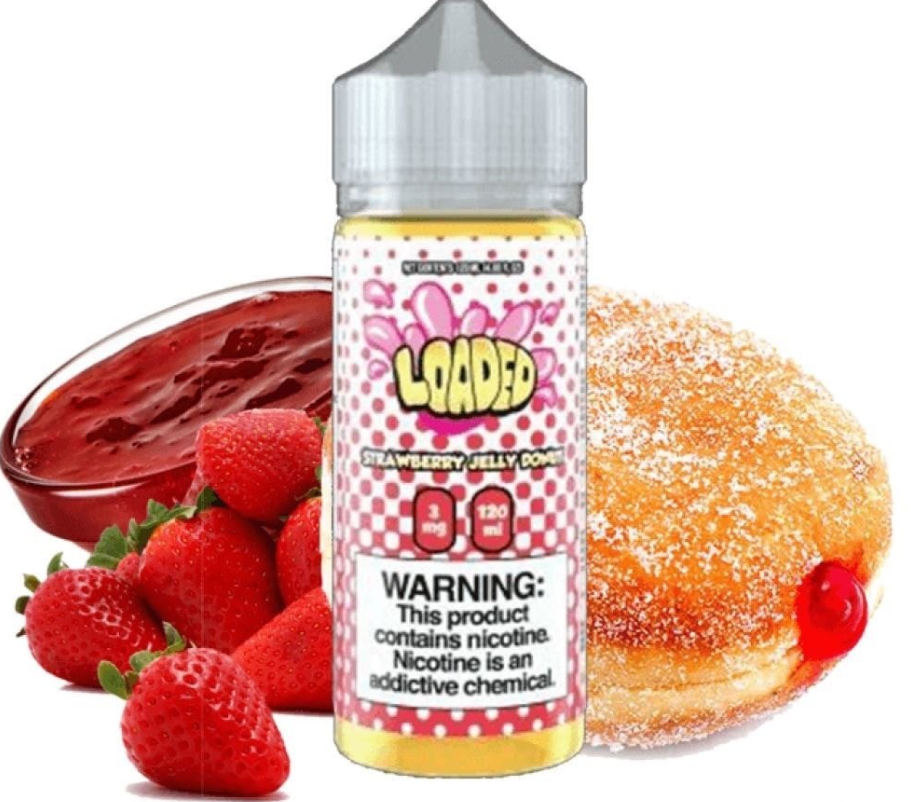 Vast Endurance نكهة لوديد فراولة جيلي دونات 120 مل Loaded strawberry jelly donuts