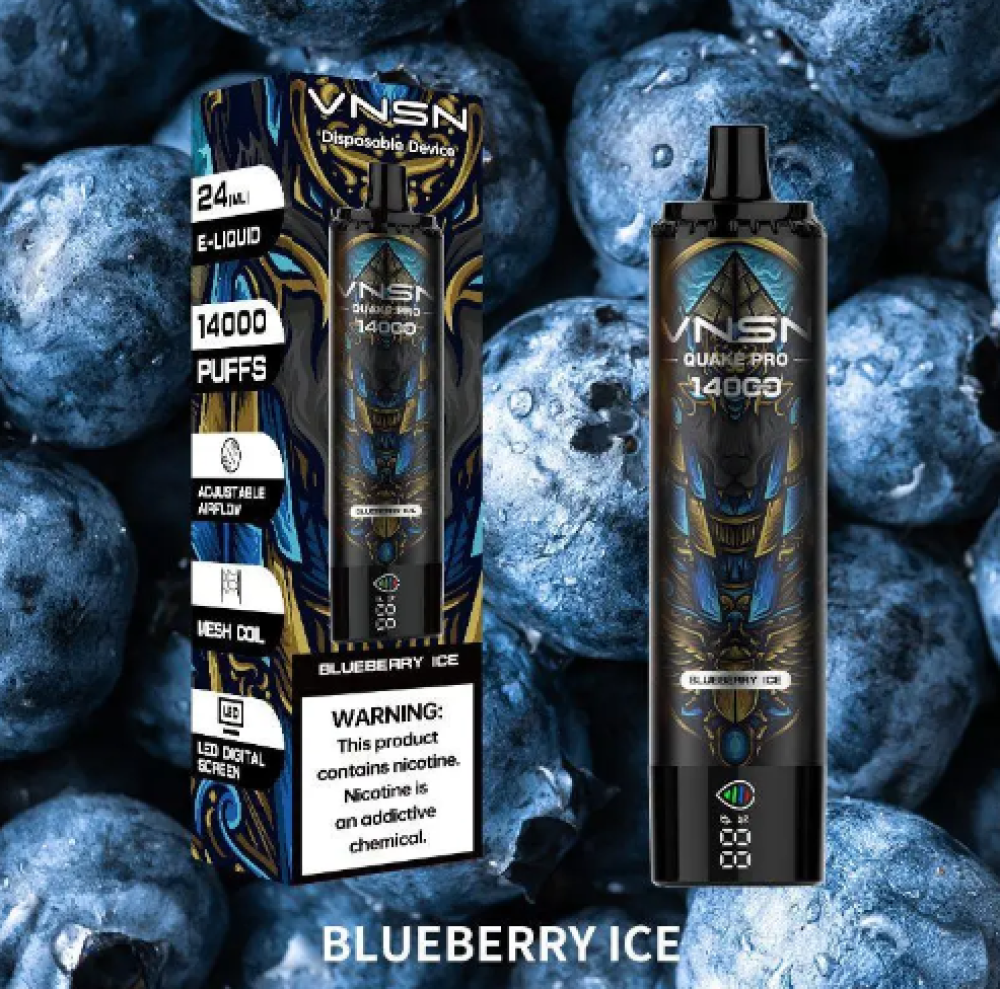 تصميم مريح في اليد فنسن 14000 سحبة برو Vnsn 14000 Puff Quake Pro