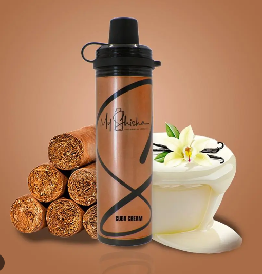 خفيف وسهل الحمل شيشة جاهزة 10000 موشة من ماي شيشة My Shisha DTL 10,000 Puffs Disposable Pod 3MG