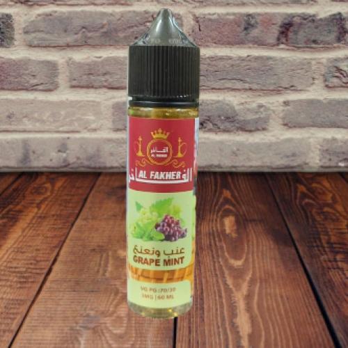 Al Fakher premium shisha flavor: grape, mint, and spearmint