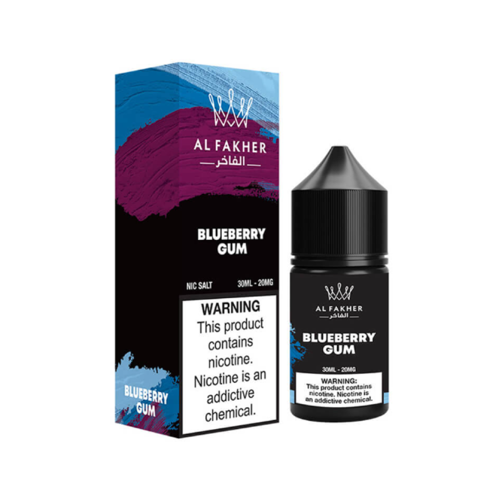 Ergonomics نكهة سولت الفاخر علكة فقاعات التوت AL Fakher Blueberry Gum Salt