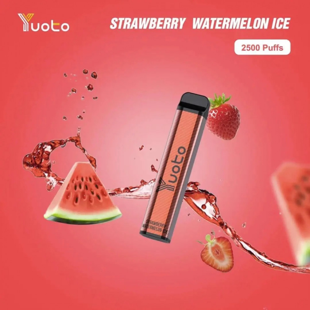 YUOTO XXL Disposable Vape 2500 Puffs strawberry watermelon ice - Vape Saudi  Arabia - Original Devices Flavors