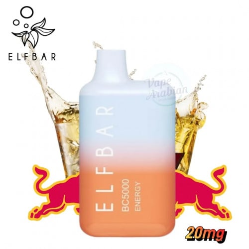 red bull vape elf bar BC 5000 puff Disposable Blue Energy Drink Color:Frozen Mint All-day sour vape CCell Rosin Bar -
