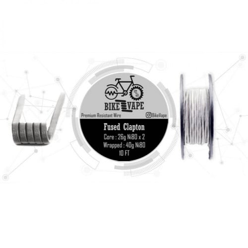 Double cable 10 feet long enough to make 30 coils with high quality Bike Vape  Wire Box Fused Clapton 0.15 om Core: 26g Ni80 x2 - Vape Saudi Arabia -  Original Devices Flavors