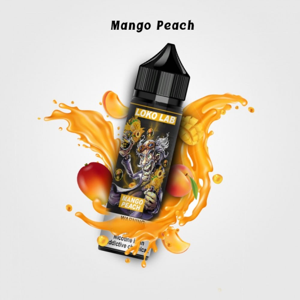 Ergonomics نكهة فيب لوكو لاب مانجو خوخ ايس خفيف loko lab mango peach low ice vape