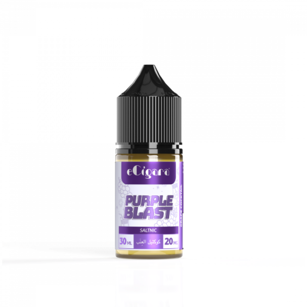 تصميم مريح في اليد نكهة سولت اي سيجارة كوكتيل العنب eCigara Purple Blast