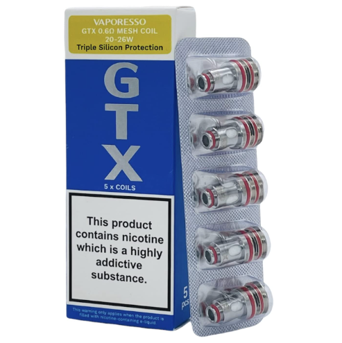 تصميم مريح في اليد كويلات فابريسو تارجيت بي ام 80 Vaporesso GTX 0.6Ω MESHED COILs