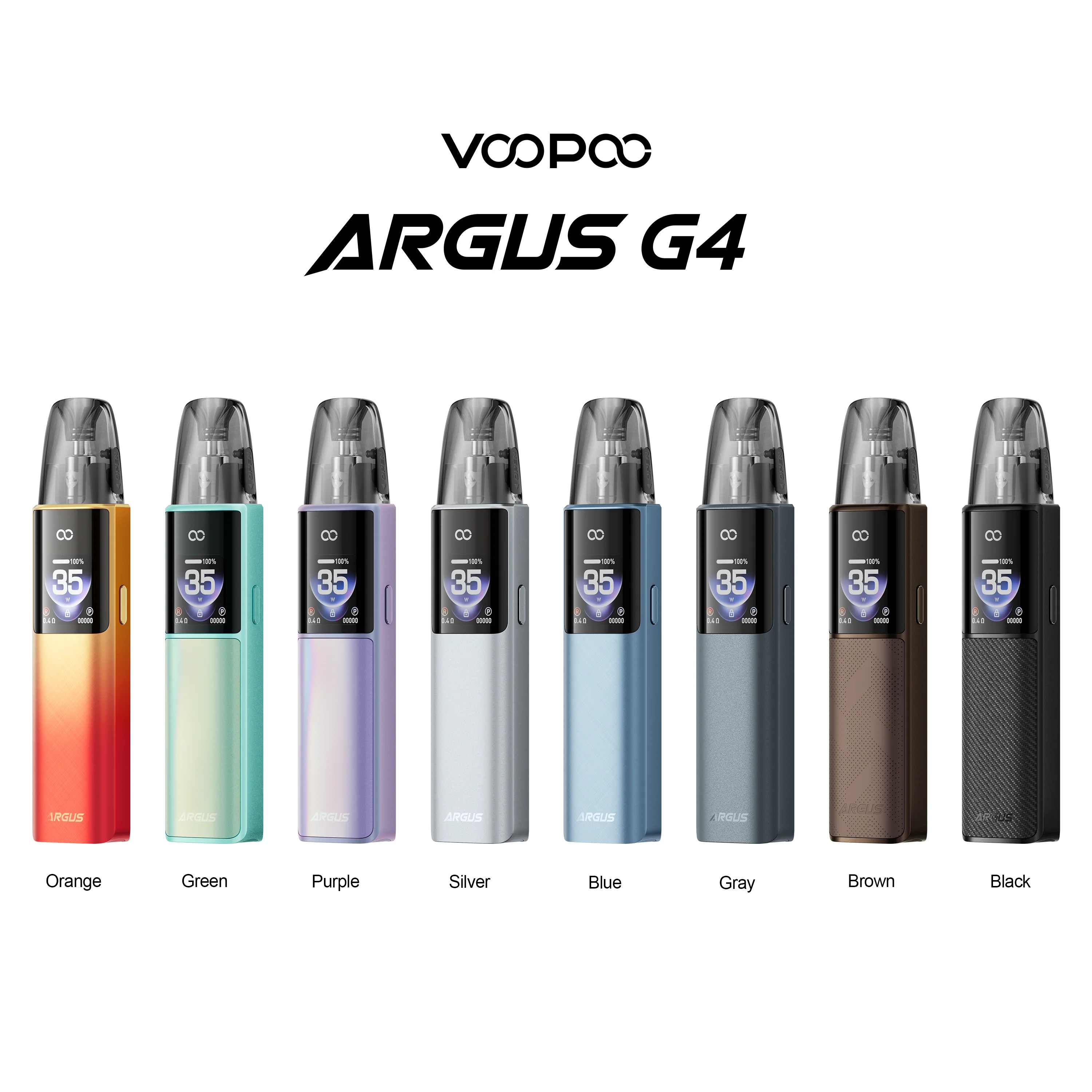 خيارات الألوان - جهاز سحبة ارجوس جي 4 من فوبو VOOPOO Argus G4 35W