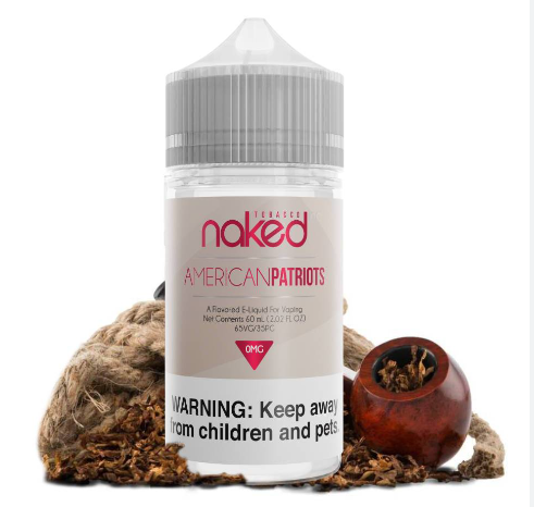 Ergonomics نكهة فيب أمريكن باترييوت توباكو Naked 100 American Patriot