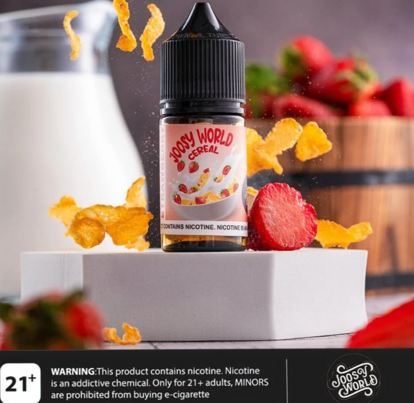 تصميم مريح في اليد نكهة سولت كورنفلكس فراولة JOOSY WORLD CEREAL Strawberry salt